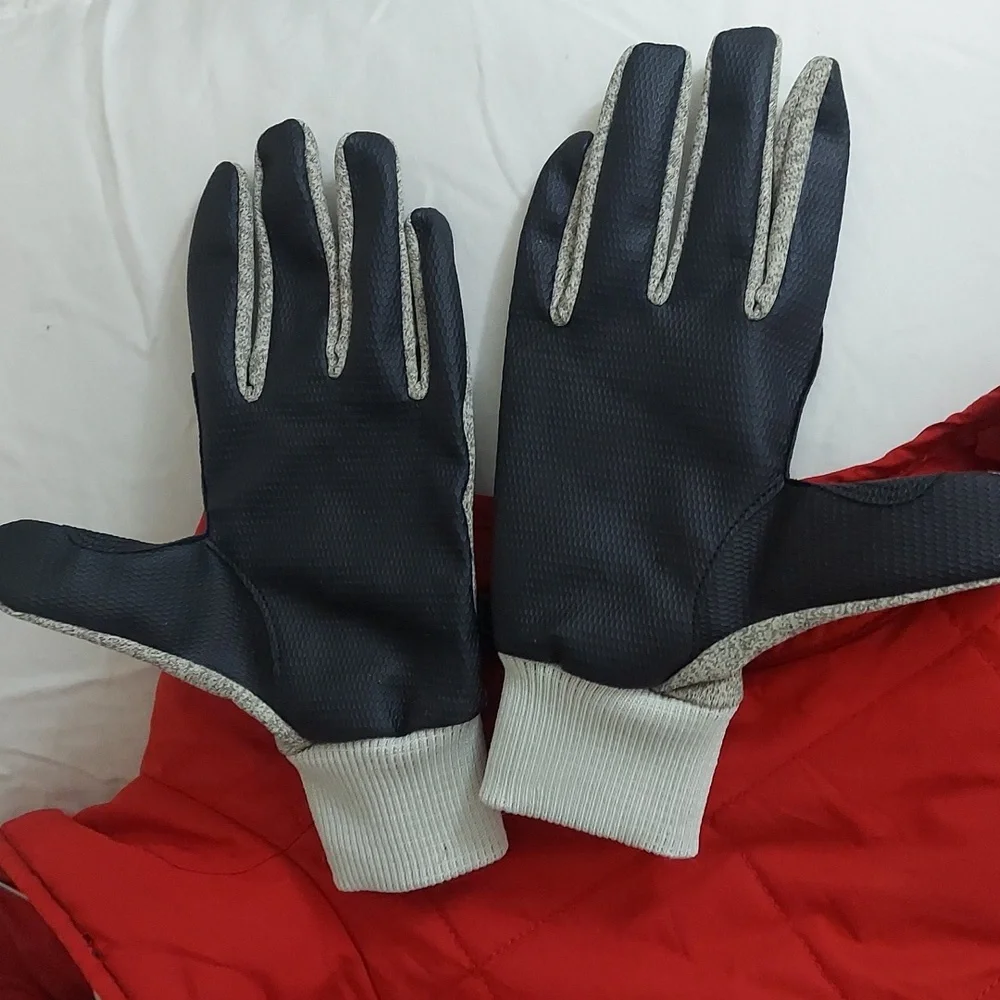 Ridgecut Performance Beige Stretch Fleece Glove With Grip Palm M
